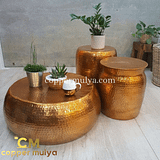 Meja Tembaga Bulat Klasik Modern