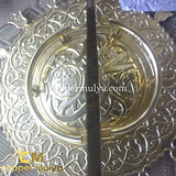 Pintu Masjid Nabawi ( bahan kayu jati TPK + Lapis kuningan ) - Gambar 4