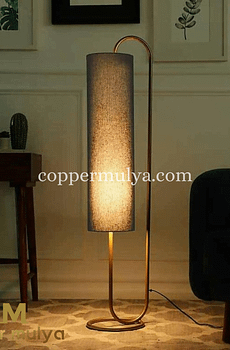 Lampu Lantai Tembaga Kuningan - ( Stand Lamp Tembaga )