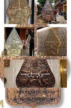 Gunungan Wayang Tembaga