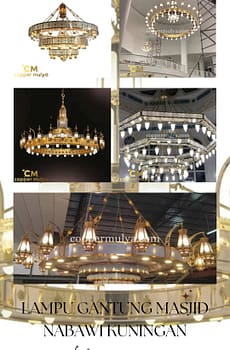Lampu Gantung Masjid Nabawi Kuningan Original