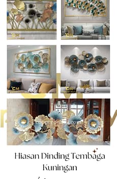 Hiasan Dinding Tembaga Yang Memiliki Desain unik dan Elegan