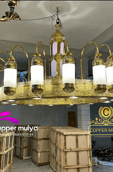Replika lampu nabawi kuningan