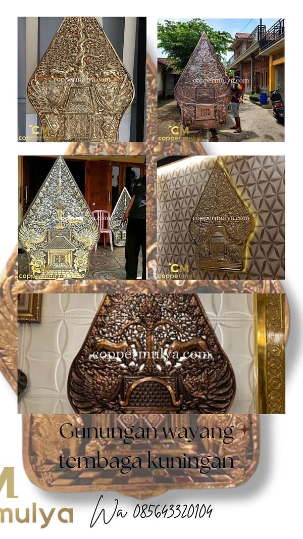 Gunungan Wayang Tembaga