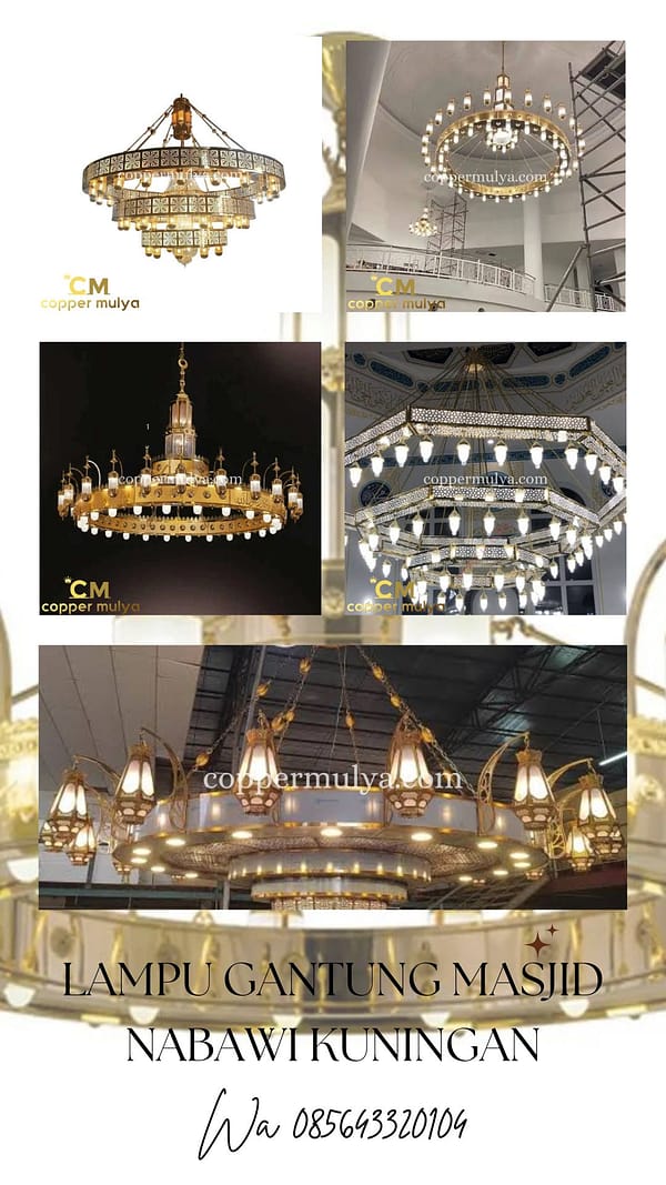 Lampu Gantung Masjid Nabawi Kuningan Original
