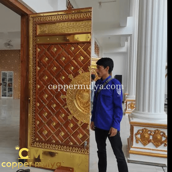 Pintu Masjid Tembaga Kuningan Bahan Terbaik