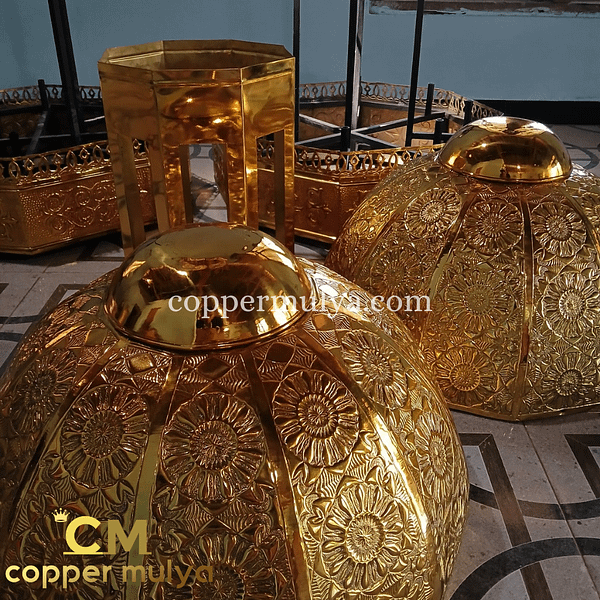 Jual Lampu Masjid Nabawi Kuningan terbaik dari Copper Mulya