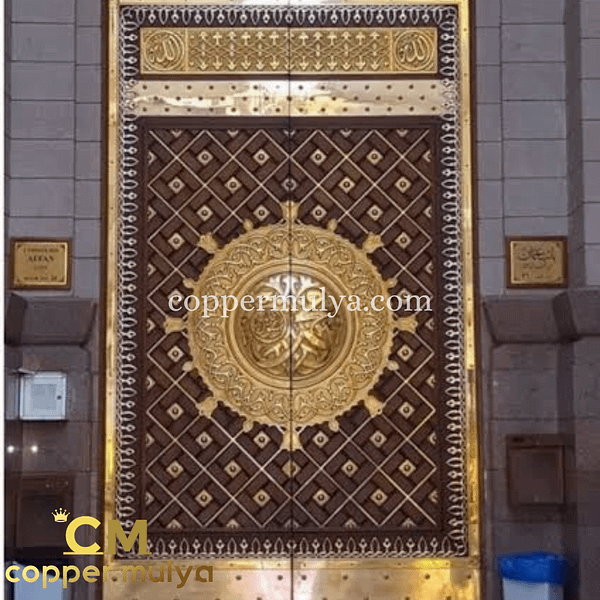 Pintu Masjid Kuningan Mewah Elegan Minimalis