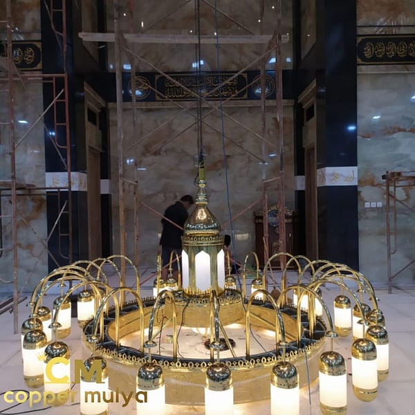 Jual Lampu Gantung Masjid Nabawi Kuningan Tembaga Terlengkap