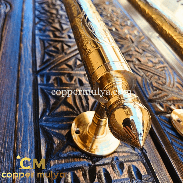 Handle Pintu Tembaga Kuningan Atau Gagang Pintu