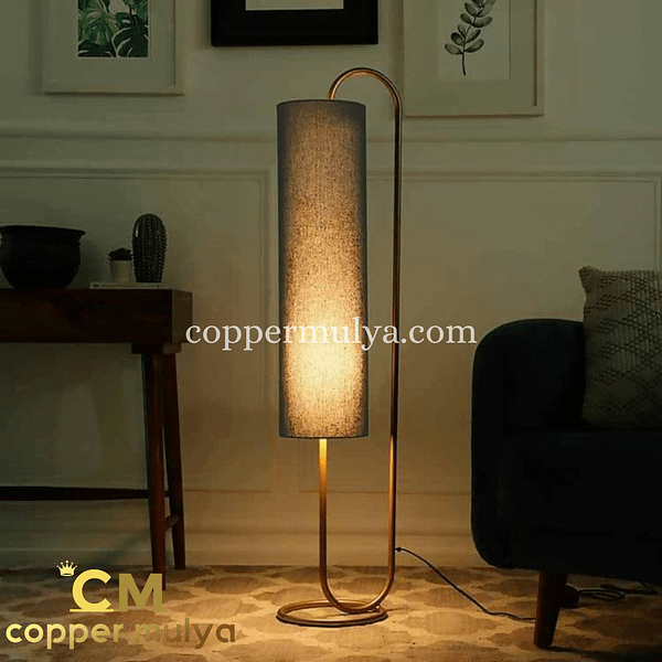 Lampu Lantai Tembaga Kuningan - ( Stand Lamp Tembaga )
