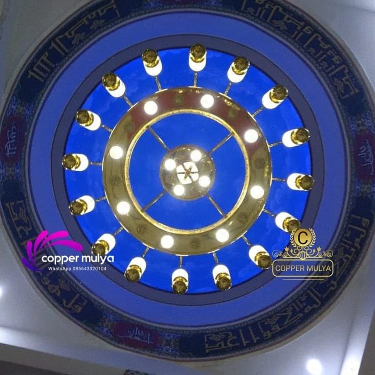 Lampu masjid nabawi kuningan